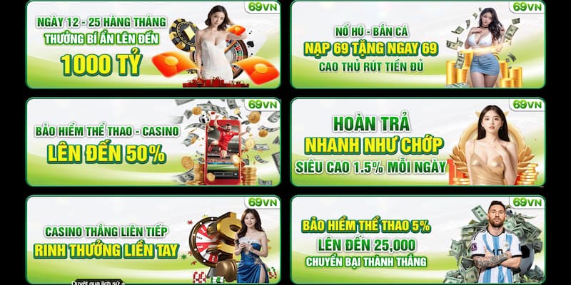 Để nhận khuyến mãi 69VN cần ghi nhớ điều kiện gì?